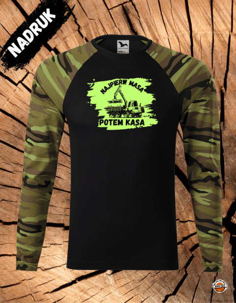 Koszulka z długiem rękawem CAMOUFLAGE Koszulka z długiem rękawem CAMOUFLAGE