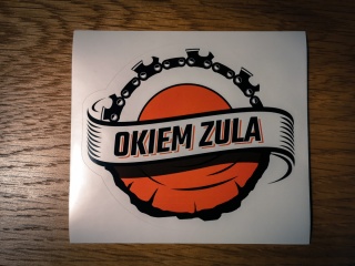 Logo Okiem ZULa - naklejka/wlepka
