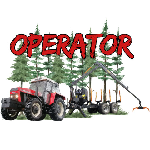 TRAKTOR Z PRZYCZEPĄ - ZRYWKA DREWNA TRAKTOR Z PRZYCZEPĄ - ZRYWKA DREWNA