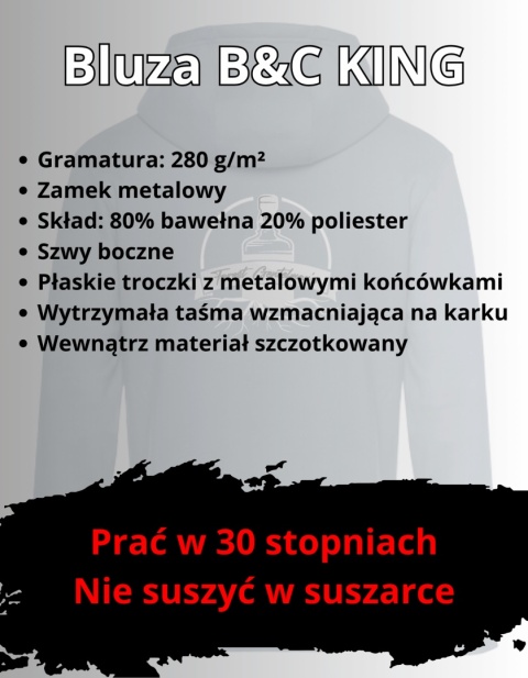 Bluza ROZPINANA z logo FOREST GENTELMAN'S (Męska)