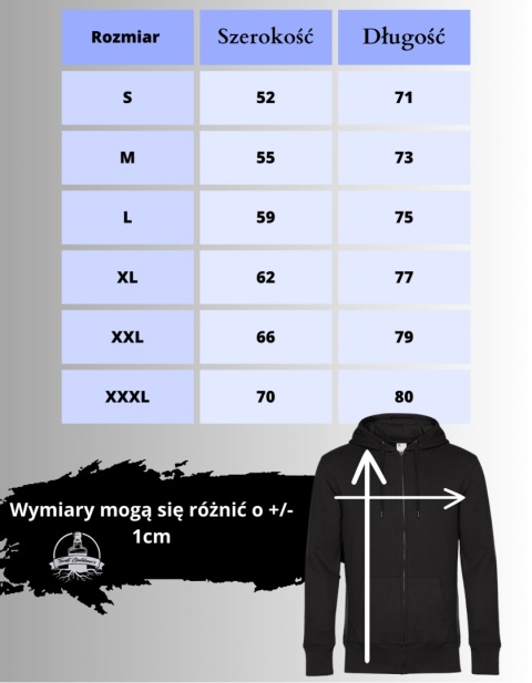 Bluza ROZPINANA z logo FOREST GENTELMAN'S (Męska)