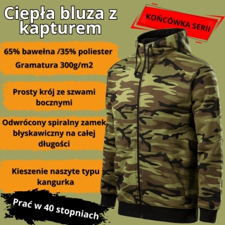 Bluza męska CAMO ZIPPER (końcówka serii)