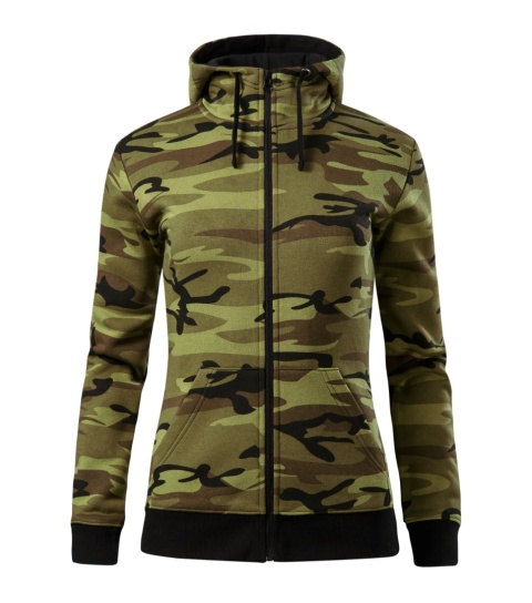 Bluza damska CAMO ZIPPER (końcówka serii) Bluza damska CAMO ZIPPER (końcówka serii)