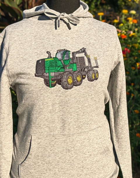 Bluza z haftowanym wzorem FORWARDERA John Deere Bluza z haftowanym wzorem FORWARDERA John Deere