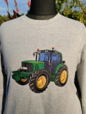 Bluza z haftowanym wzorem ciągnika John Deere