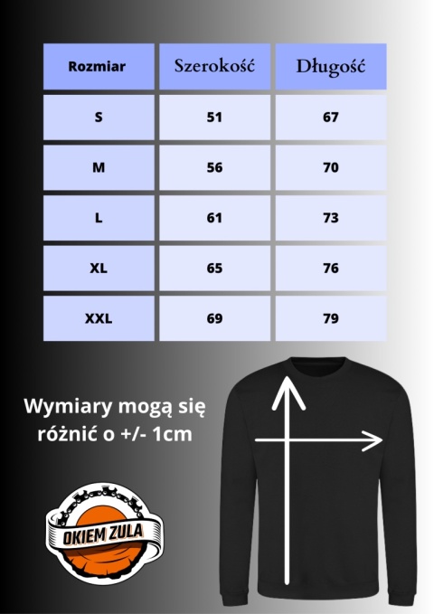 Bluza z haftowanym wzorem FORWARDERA Komatsu Bluza z haftowanym wzorem FORWARDERA Komatsu