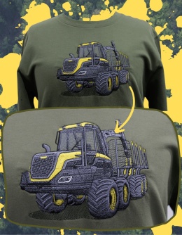 Bluza z haftowanym wzorem FORWARDERA PONSSE