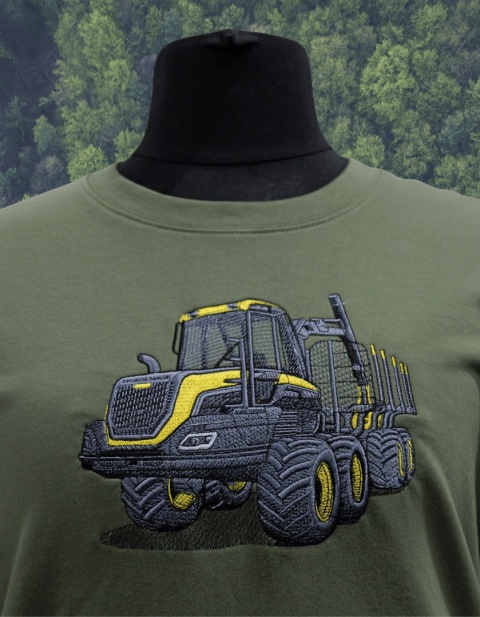 Bluza z haftowanym wzorem FORWARDERA PONSSE