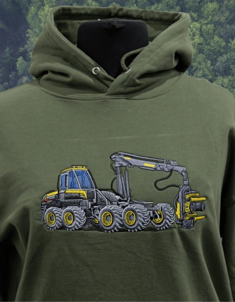 Bluza z haftowanym wzorem HARVESTERA Ponsse