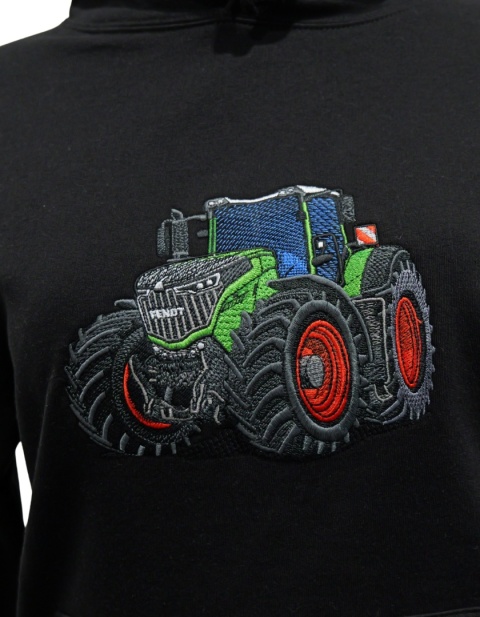 Bluza z haftowanym wzorem ciągnika FENDT