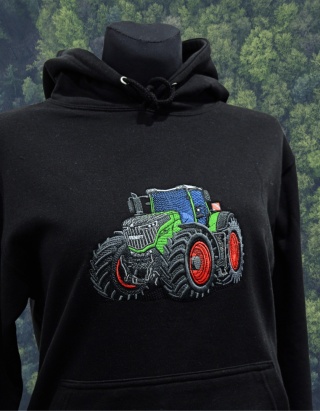 Bluza z haftowanym wzorem ciągnika FENDT