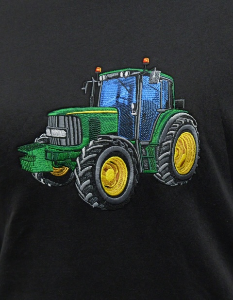 Bluza z haftowanym wzorem ciągnika John Deere