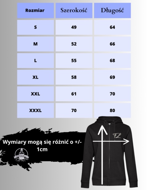 Bluza ROZPINANA z logo FOREST LADIES (Damska)