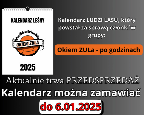KALENDARZ LEŚNY 2025 (OSTATNIE 3 SZTUKI) KALENDARZ LEŚNY 2025 (OSTATNIE 3 SZTUKI)