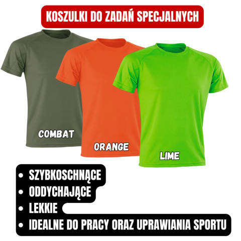 Koszulka szybkoschnąca - LOGO na rękawie Koszulka szybkoschnąca - LOGO na rękawie