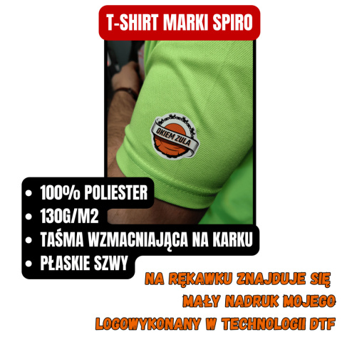 Koszulka szybkoschnąca - LOGO na rękawie Koszulka szybkoschnąca - LOGO na rękawie