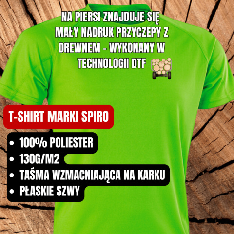 Koszulka szybkoschnąca - z PRZYCZEPĄ na piersi Koszulka szybkoschnąca - z PRZYCZEPĄ na piersi