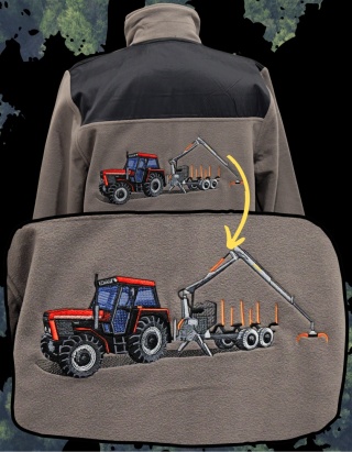 Polar z HAFTOWANYM zestawem zrywkowym