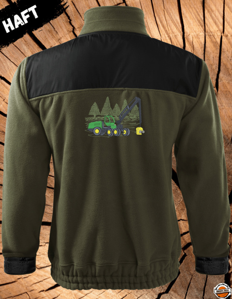 Polar z haftowanym wzorem harvestera JOHN DEERE Polar z haftowanym wzorem harvestera JOHN DEERE