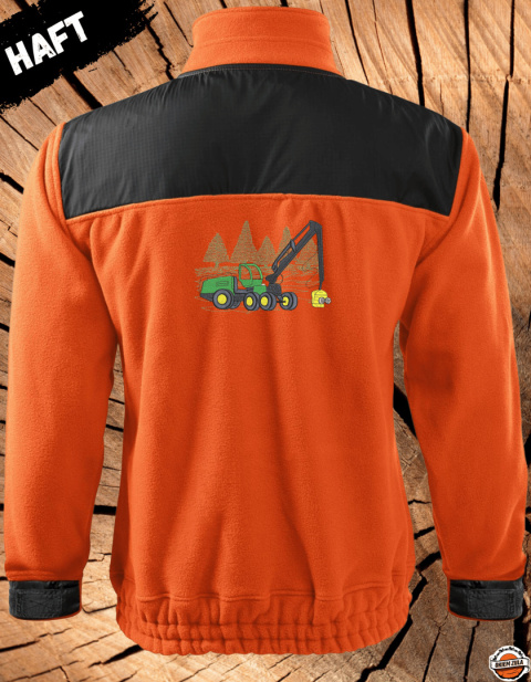 Polar z haftowanym wzorem harvestera JOHN DEERE Polar z haftowanym wzorem harvestera JOHN DEERE