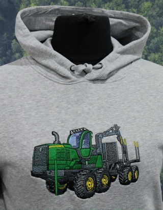 WYPRZEDAŻ - Bluza z haftowanym wzorem FORWARDERA John Deere