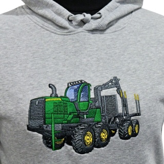 Bluza z haftowanym wzorem FORWARDERA John Deere