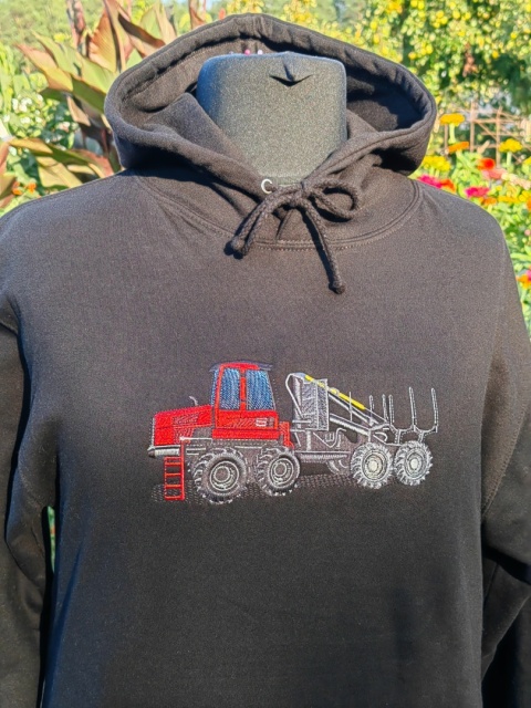 Bluza z haftowanym wzorem FORWARDERA Komatsu