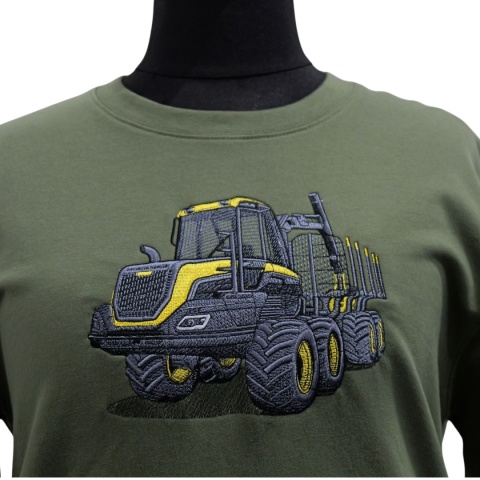 Bluza z haftowanym wzorem FORWARDERA PONSSE