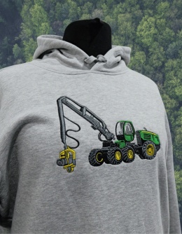WYPRZEDAŻ - Bluza z haftowanym wzorem HARVESTERA John Deere