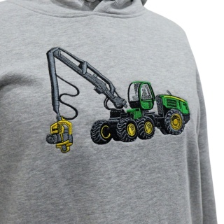 Bluza z haftowanym wzorem HARVESTERA John Deere