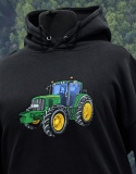 WYPRZEDAŻ - Bluza z haftowanym wzorem ciągnika John Deere