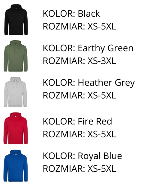 College Hoodie - BLUZA MĘSKA z kapturem