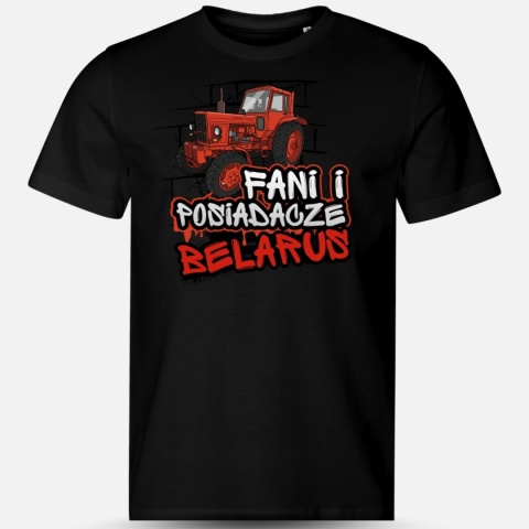 czarna koszulka FANI I POSIADACZE BELARUS MTZ 82