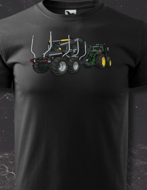 FAO FAR - ciągnik i przyczepa (KOLOR)