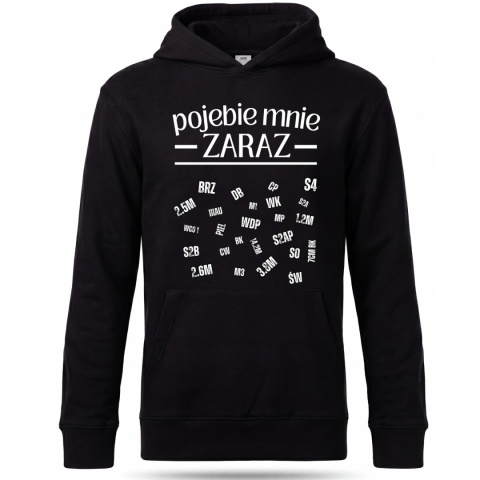 Pojebie mnie zaraz - BLUZA Z NADRUKIEM