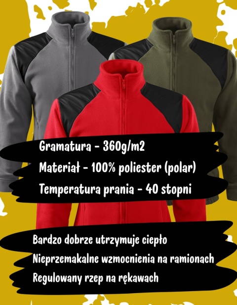 WYPRZEDAŻ - Polar z HAFTOWANYM harvesterem(Wzorowany na marce JOHN DEERE)