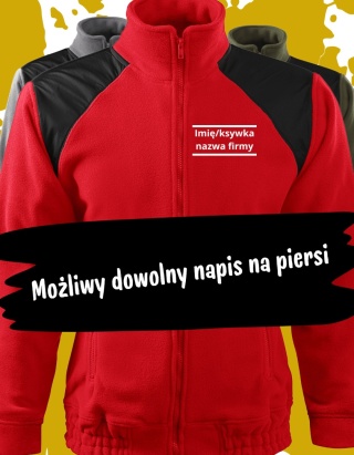 WYPRZEDAŻ - Polar z HAFTOWANYM harvesterem (Wzorowany na marce KOMATSU)