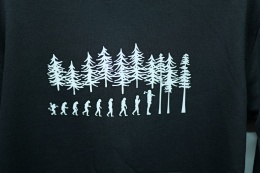 Ewolucja drwala - Bluza z NADRUKIEM