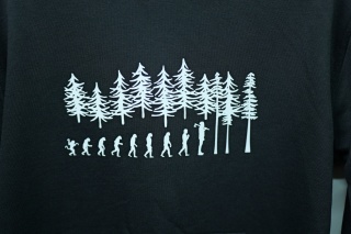 Ewolucja drwala - Bluza z NADRUKIEM
