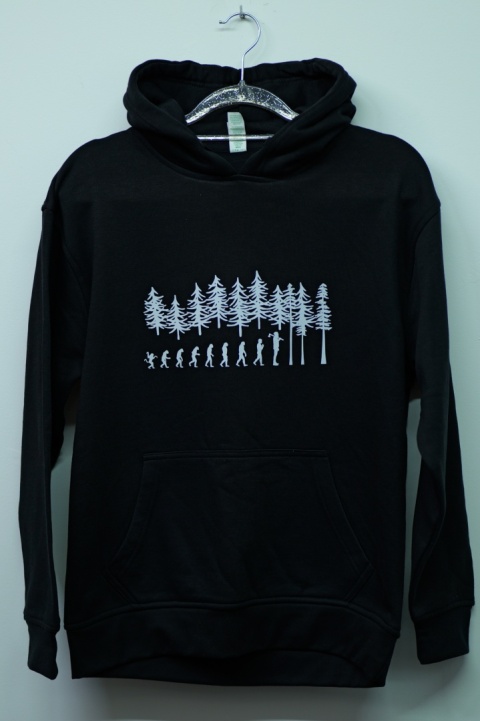 Ewolucja drwala - Bluza z NADRUKIEM