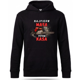Najpierw masa potem kasa - BLUZA Z NADRUKIEM